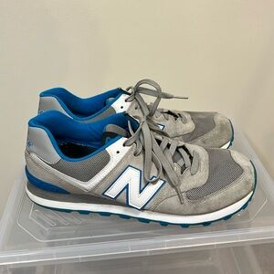 New balance 574 in grey blue